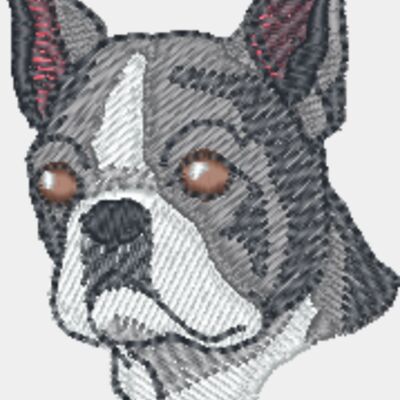 Boston Terrier Head dg0265 Thumbnail