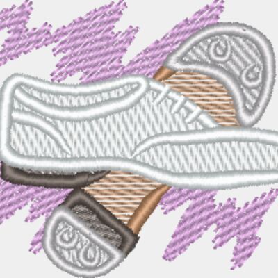 Tap Shoes with Squiggles Thumbnail