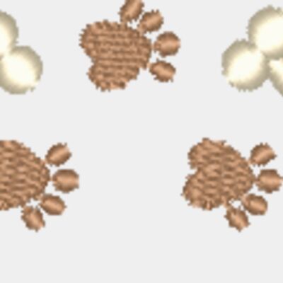 Dog Bones & Paw Prints Thumbnail