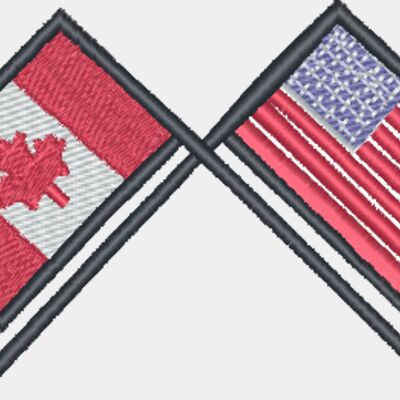 American & Canadian Flags RK0207 Thumbnail