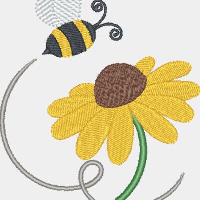Bee & Flower Thumbnail