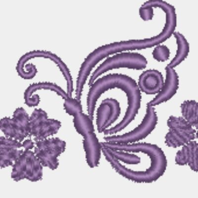 Butterfly & Flowers Thumbnail