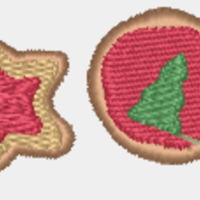 Christmas Cookies Border Thumbnail