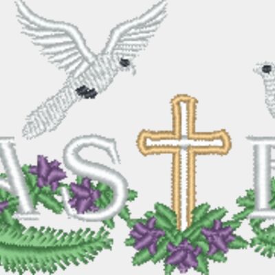 Easter Cross & Doves Thumbnail