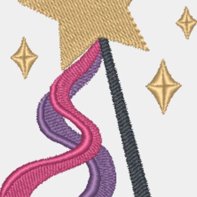 Fairy Princess Magic Wand D6809 Thumbnail