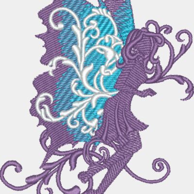 Fairy Violet Filigree D6769 Thumbnail