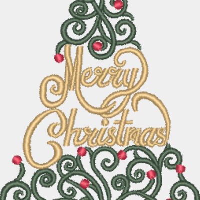 Merry Christmas Tree Thumbnail