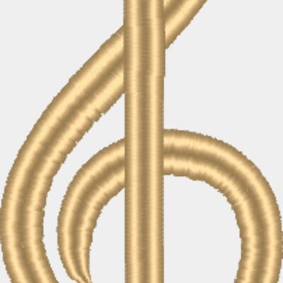 G Clef (Treble Clef) RK0194 Thumbnail
