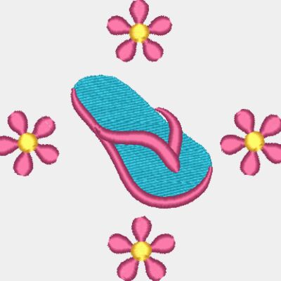 Flip Flop & Flowers RK0071 Thumbnail