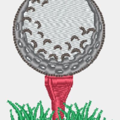 Golf Ball on Tee bn01492a Thumbnail
