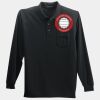 Long Sleeve Silk Touch Polo with Pocket Thumbnail