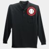 Long Sleeve Silk Touch Polo with Pocket Thumbnail