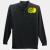Long Sleeve Silk Touch Polo with Pocket Thumbnail