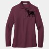 Ladies Silk Touch Long Sleeve Polo Thumbnail