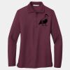 Ladies Silk Touch Long Sleeve Polo Thumbnail