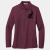 Ladies Silk Touch Long Sleeve Polo Thumbnail