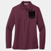 Ladies Silk Touch Long Sleeve Polo Thumbnail