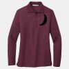 Ladies Silk Touch Long Sleeve Polo Thumbnail