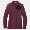 Ladies Silk Touch Long Sleeve Polo Thumbnail