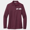 Ladies Silk Touch Long Sleeve Polo Thumbnail