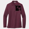 Ladies Silk Touch Long Sleeve Polo Thumbnail