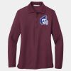 Ladies Silk Touch Long Sleeve Polo Thumbnail