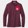 Ladies Silk Touch Long Sleeve Polo Thumbnail