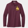 Ladies Silk Touch Long Sleeve Polo Thumbnail