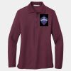 Ladies Silk Touch Long Sleeve Polo Thumbnail