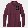 Ladies Silk Touch Long Sleeve Polo Thumbnail