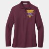 Ladies Silk Touch Long Sleeve Polo Thumbnail