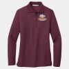 Ladies Silk Touch Long Sleeve Polo Thumbnail