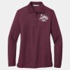 Ladies Silk Touch Long Sleeve Polo Thumbnail