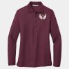 Ladies Silk Touch Long Sleeve Polo Thumbnail
