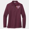 Ladies Silk Touch Long Sleeve Polo Thumbnail