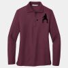 Ladies Silk Touch Long Sleeve Polo Thumbnail