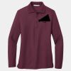 Ladies Silk Touch Long Sleeve Polo Thumbnail