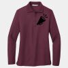 Ladies Silk Touch Long Sleeve Polo Thumbnail