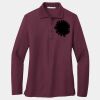 Ladies Silk Touch Long Sleeve Polo Thumbnail