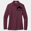 Ladies Silk Touch Long Sleeve Polo Thumbnail