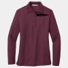Ladies Silk Touch Long Sleeve Polo Thumbnail