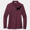 Ladies Silk Touch Long Sleeve Polo Thumbnail