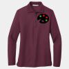 Ladies Silk Touch Long Sleeve Polo Thumbnail