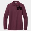 Ladies Silk Touch Long Sleeve Polo Thumbnail