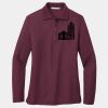 Ladies Silk Touch Long Sleeve Polo Thumbnail