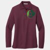Ladies Silk Touch Long Sleeve Polo Thumbnail