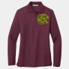 Ladies Silk Touch Long Sleeve Polo Thumbnail