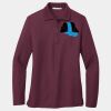 Ladies Silk Touch Long Sleeve Polo Thumbnail