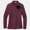 Ladies Silk Touch Long Sleeve Polo Thumbnail