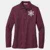 Ladies Silk Touch Long Sleeve Polo Thumbnail
